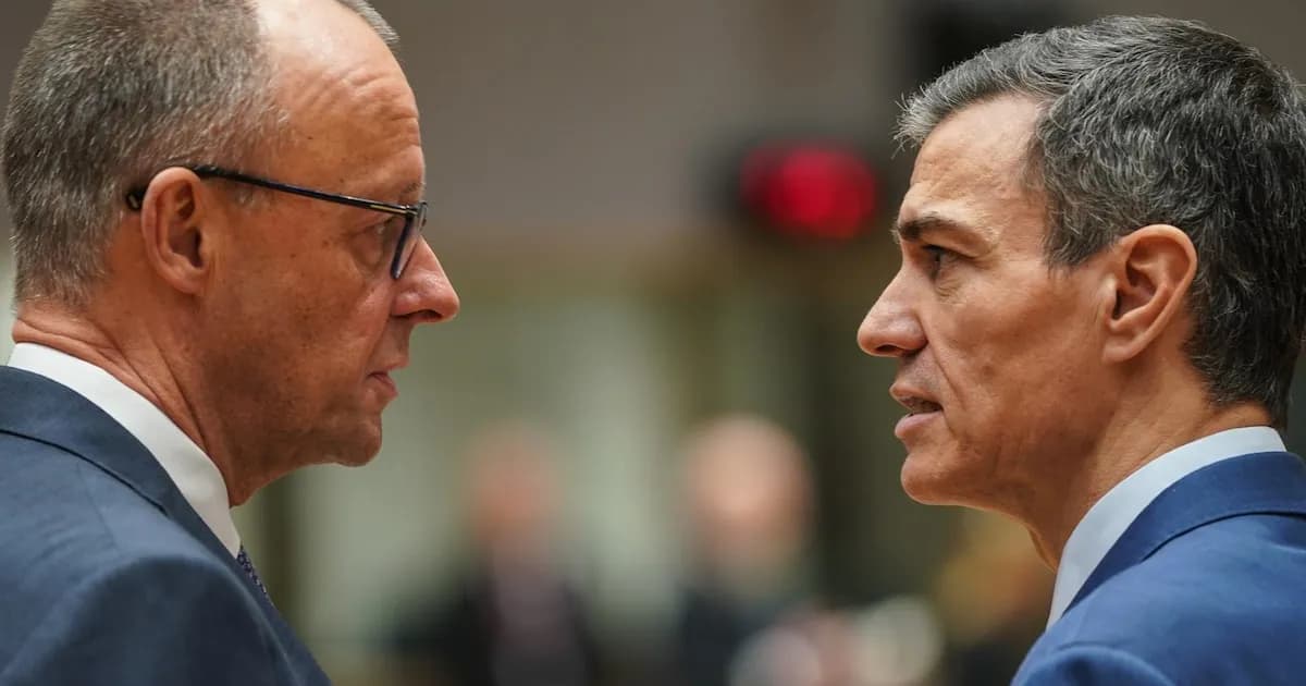 El canciller alemán expresa sus condolencias a Sánchez por el devastador incendio en Almería