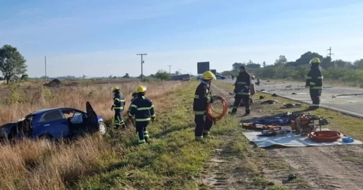 Trágico choque en Ruta 11: un muerto y cuatro heridos en Santa Fe