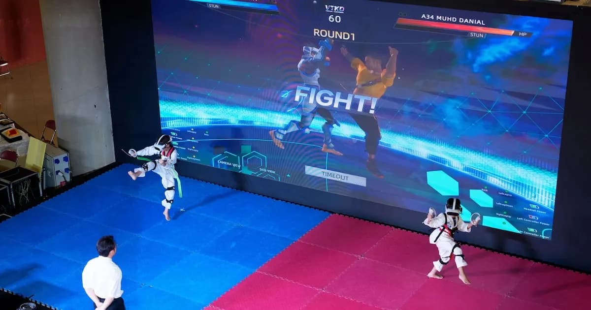 El auge del taekwondo virtual que está revolucionando Asia