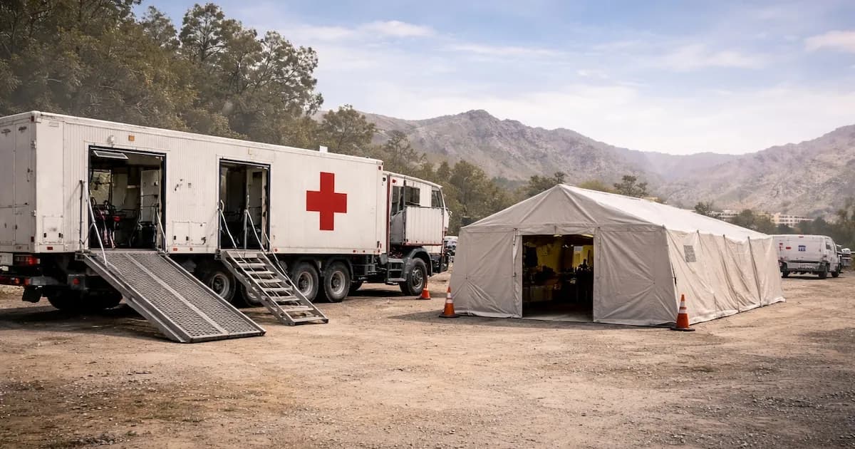La logística de los hospitales móviles: un pilar esencial para la salud pública