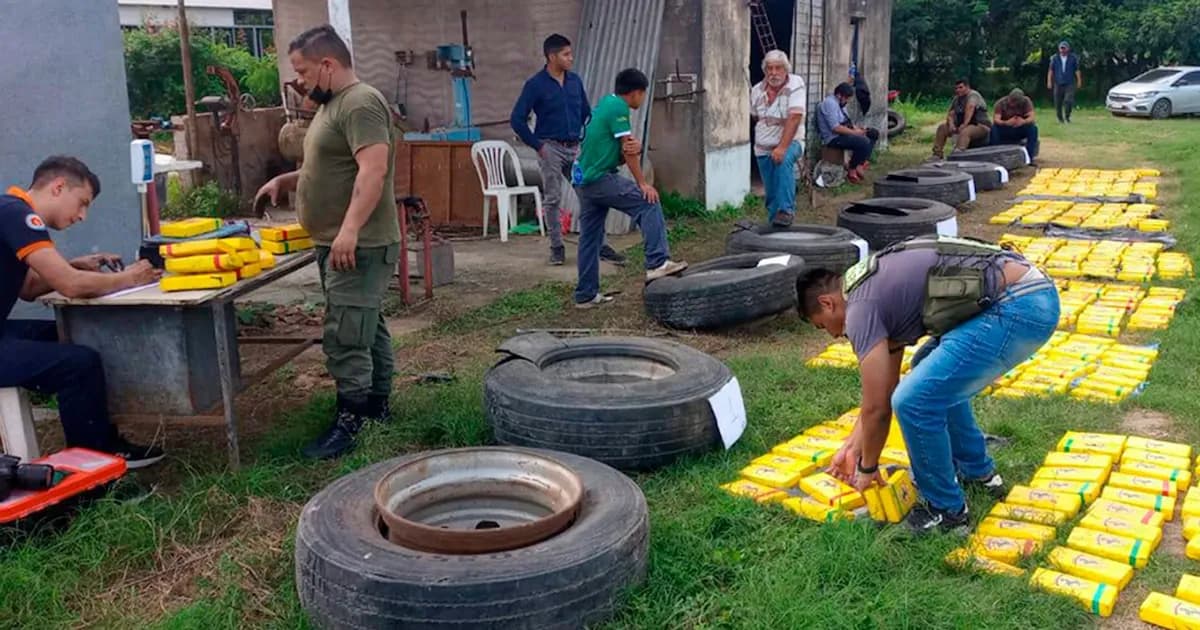 Seis imputados irán a juicio por el secuestro de 425 kilos de cocaína en Salta
