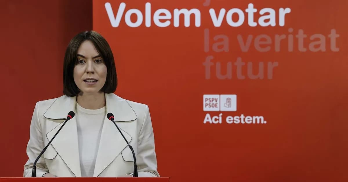 Morant exige la destitución de Mazón y elecciones en la Comunitat Valenciana