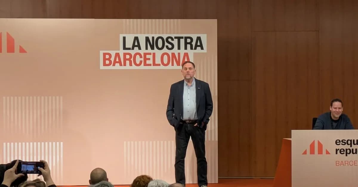 Junqueras exige más recursos y competencias para Cataluña y Barcelona
