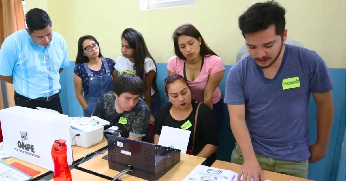 Proponen día no laborable para personeros en las Elecciones Generales 2026