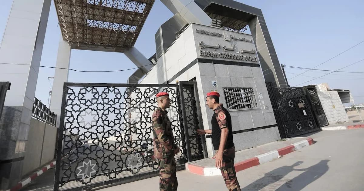 Israel cierra el cruce de Rafá ante tensiones con Irán y refuerza controles fronterizos