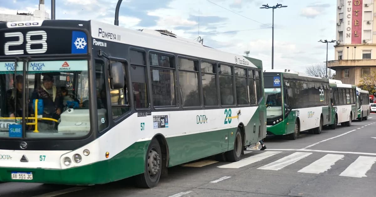 Colectivos que operarán durante el paro general en Buenos Aires