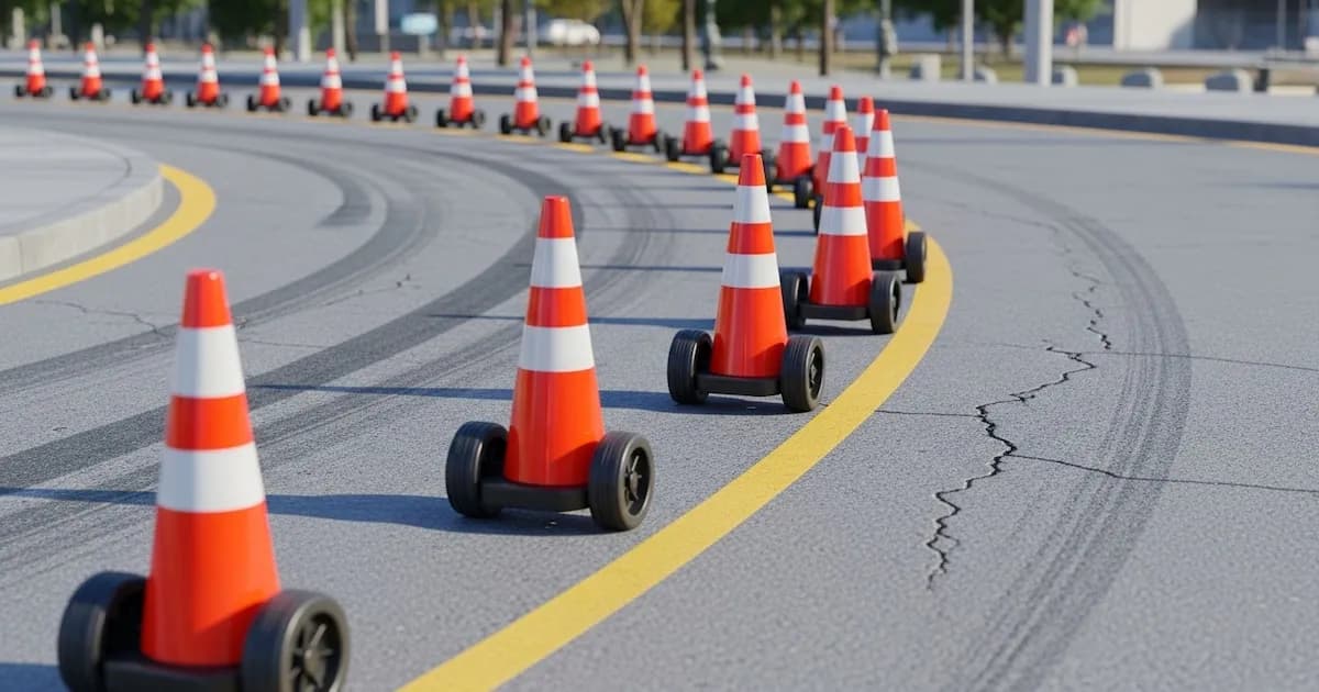 Conos robóticos: una revolución en la gestión del tráfico vial