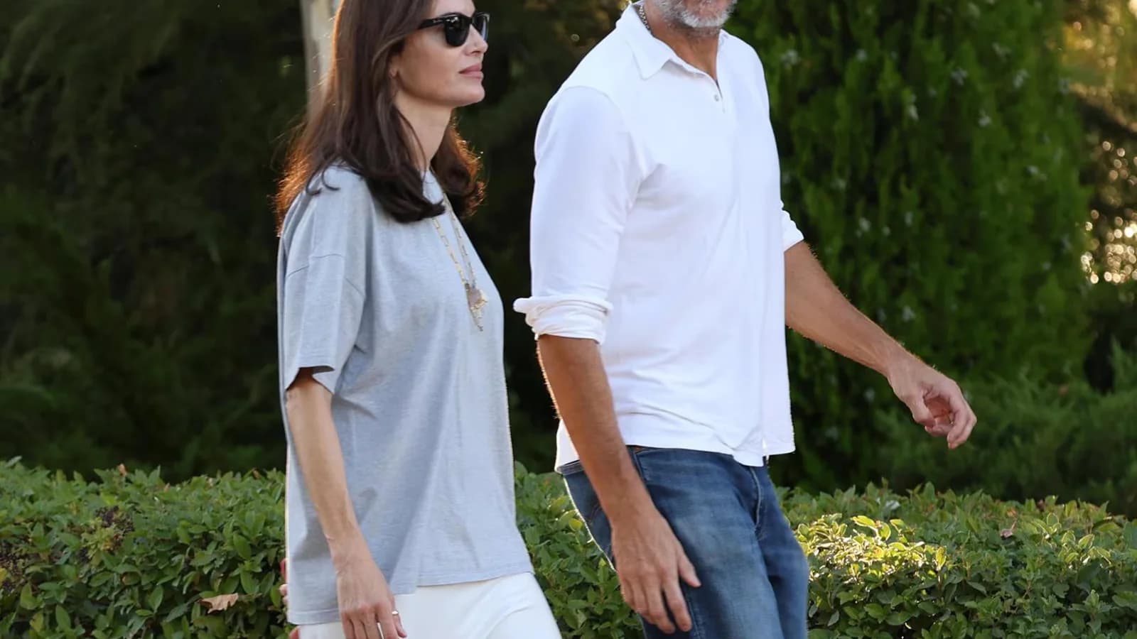 Eugenia Silva y Alfonso de Borbón, juntos en el primer día de colegio de sus hijos