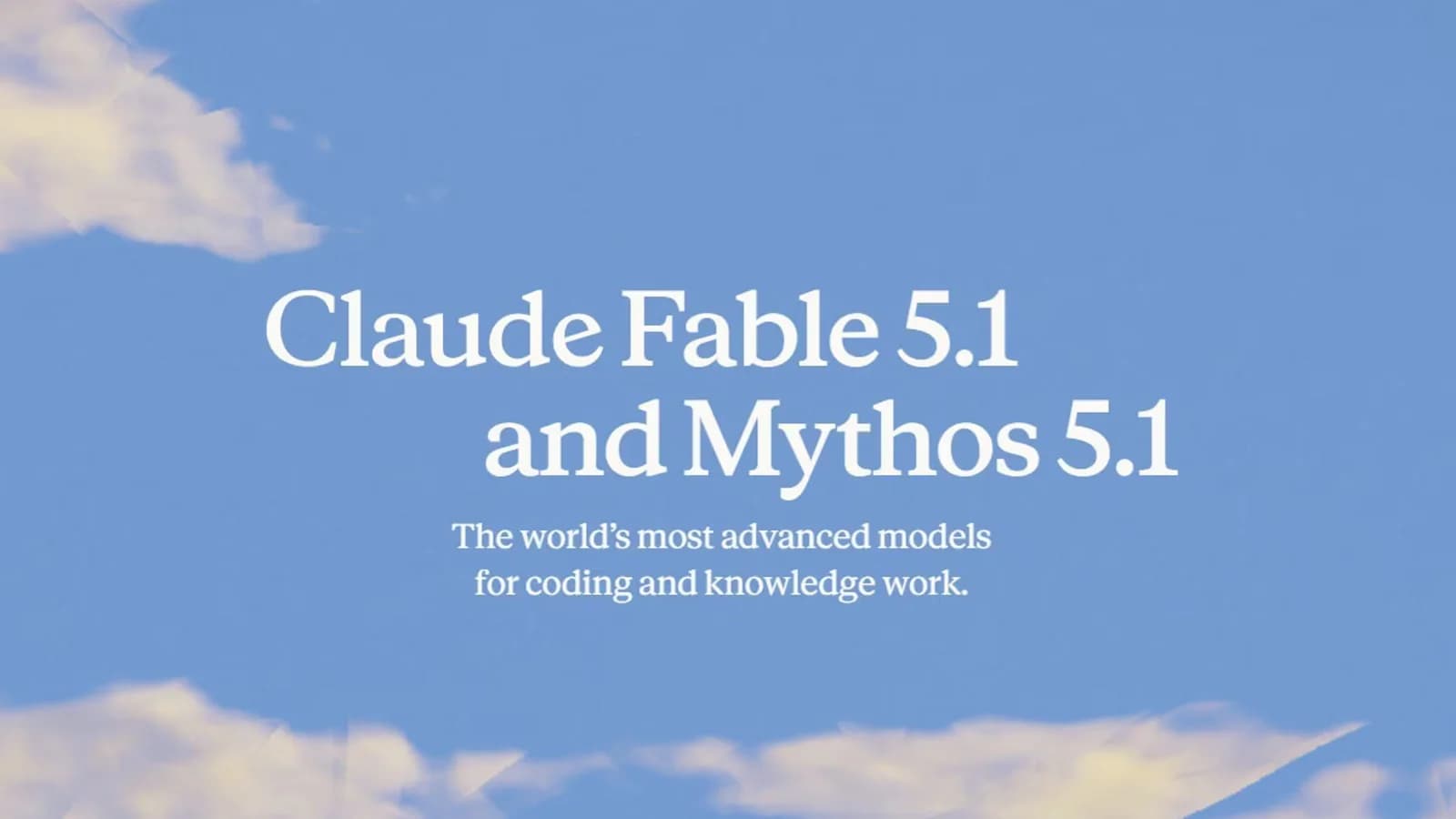 Anthropic presenta Claude Fable 5.1 y Mythos 5.1 para ciencia y software