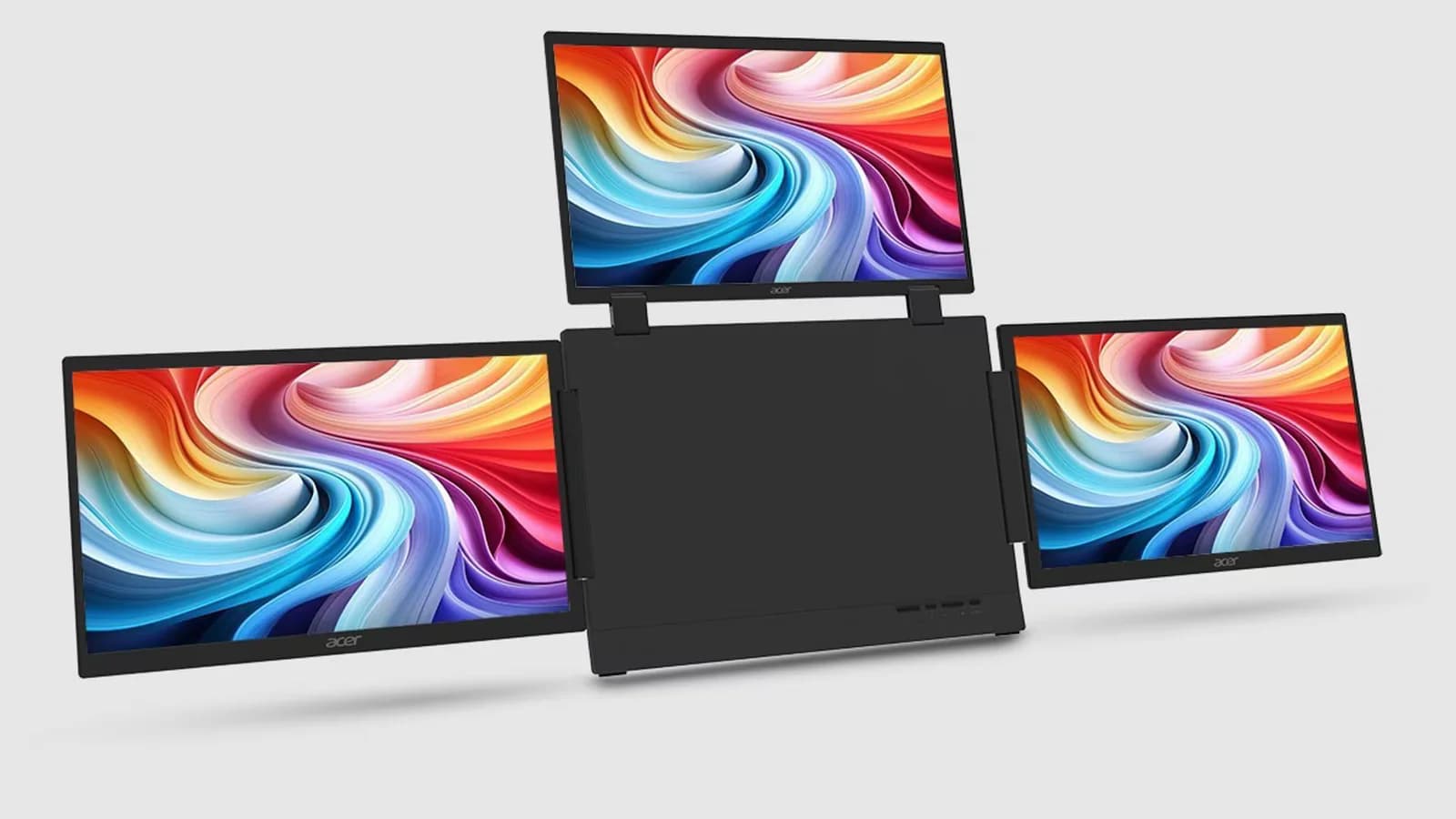 Acer presenta un monitor ePaper y un extensor triple para trabajar en múltiples pantallas