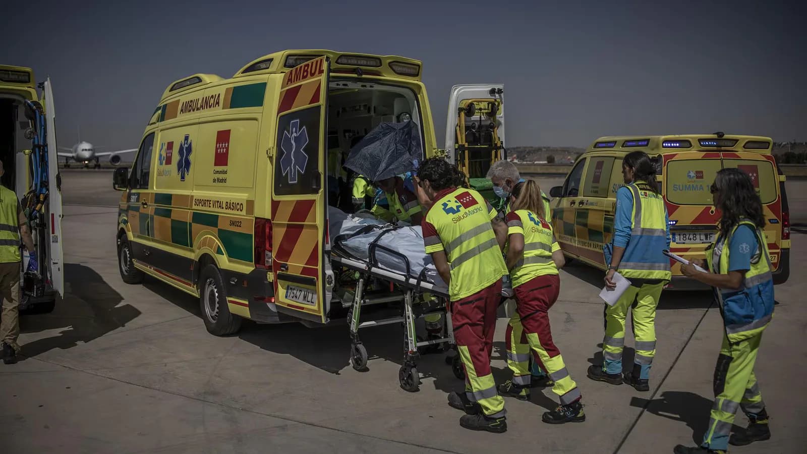 España recibe a cinco soldados ucranianos heridos para tratarlos en Madrid