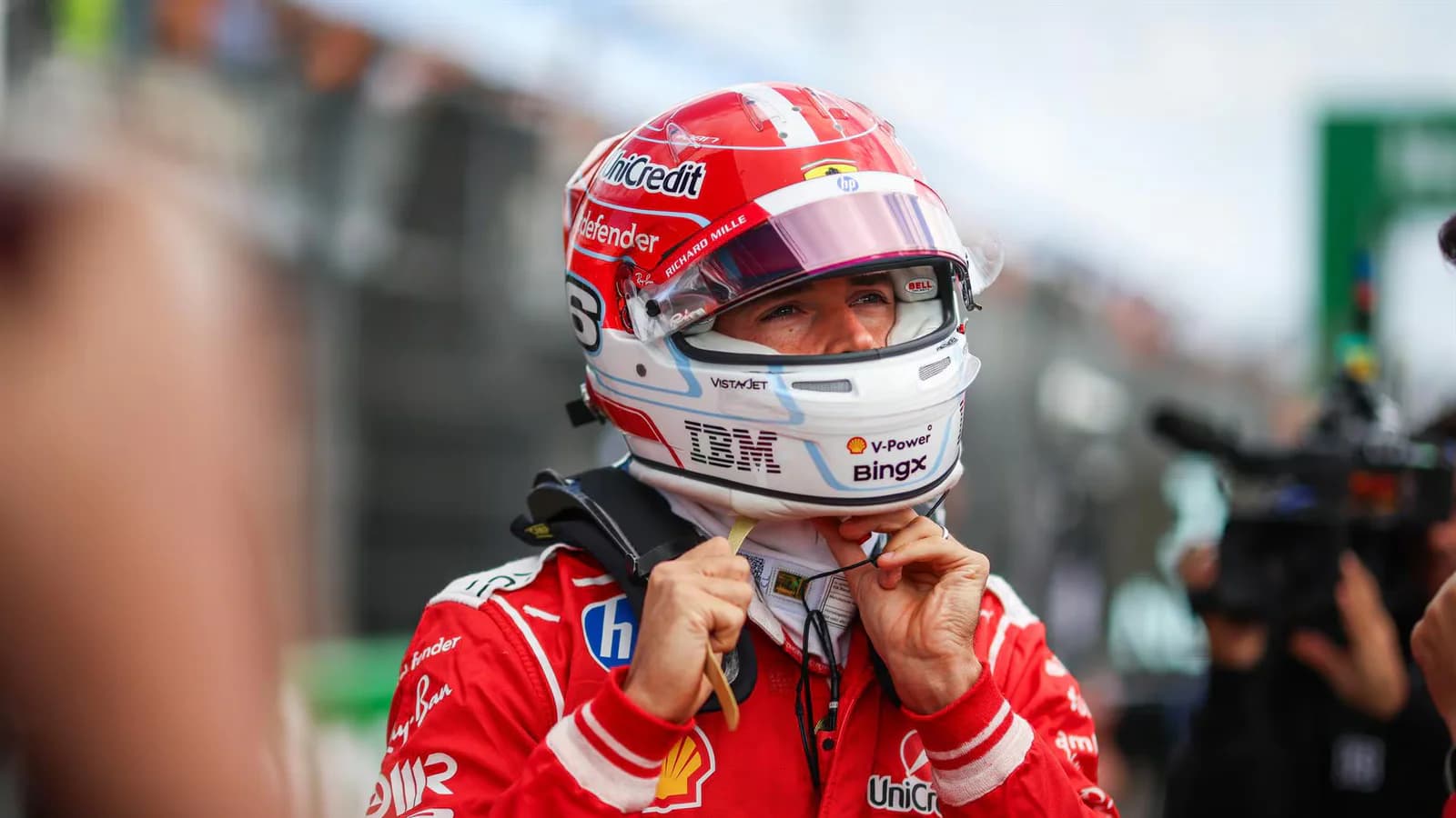 Leclerc fue el más rápido en los primeros libres del GP de Italia