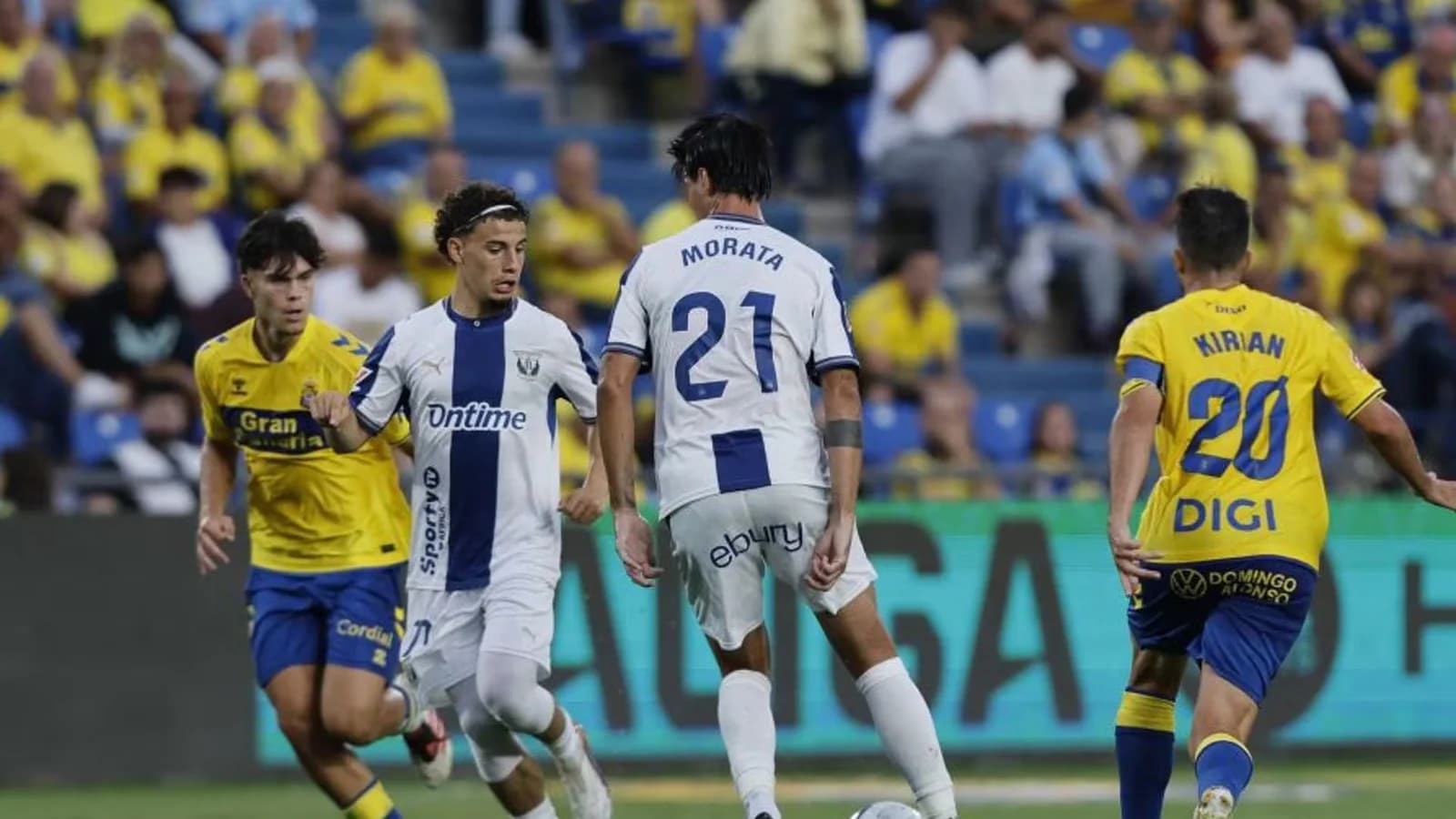 Morata debutó en Leganés con un empate sin goles ante Las Palmas