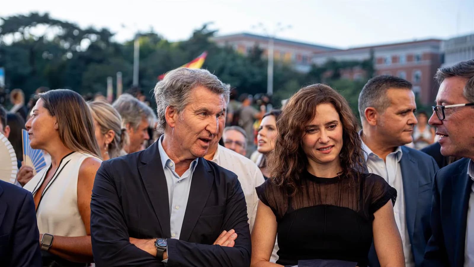 Feijóo y Ayuso buscan mostrar unidad en un acto del PP en Getafe