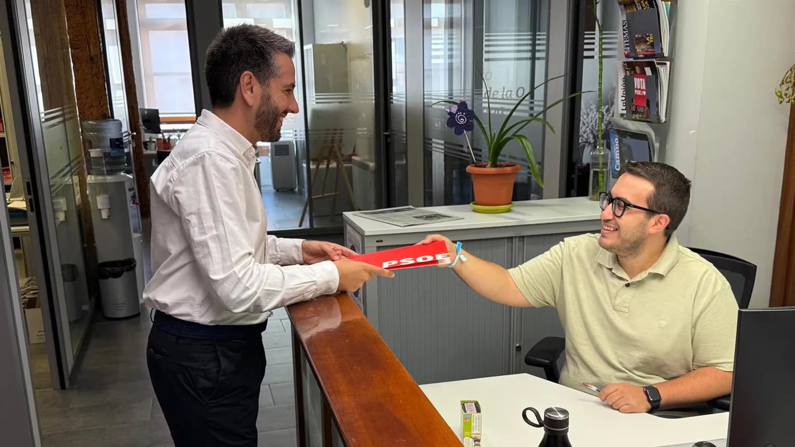 Javier García presenta su precandidatura del PSOE a la Presidencia de La Rioja