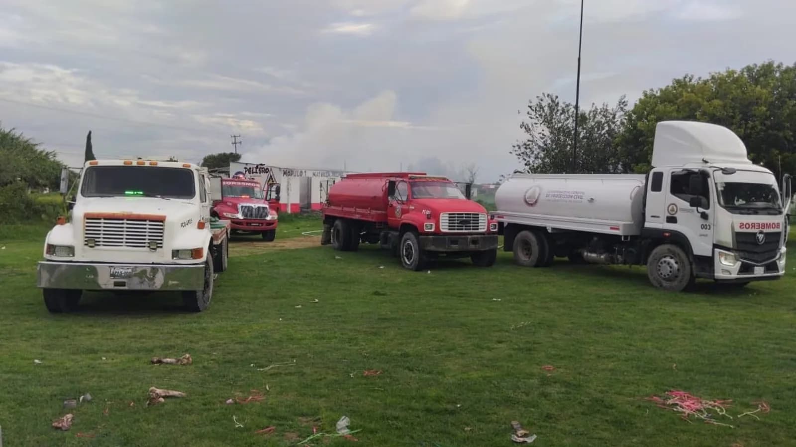 Nueve muertos y 24 heridos por una explosión de pirotecnia en México
