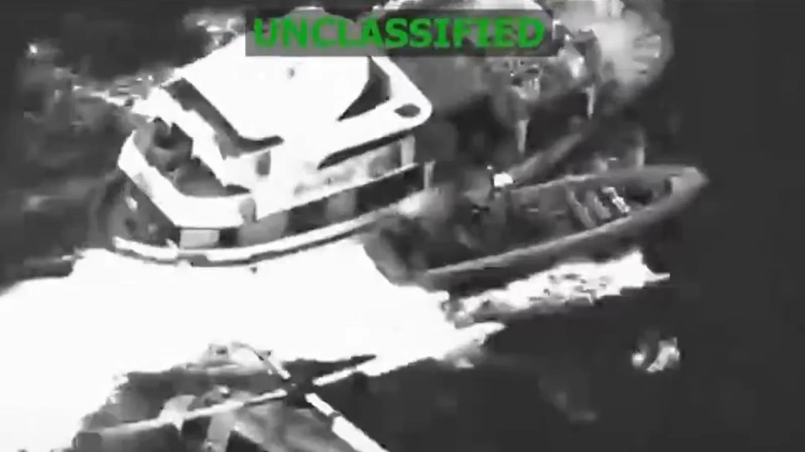 Estados Unidos interceptó otra embarcación cerca de la costa de Ecuador