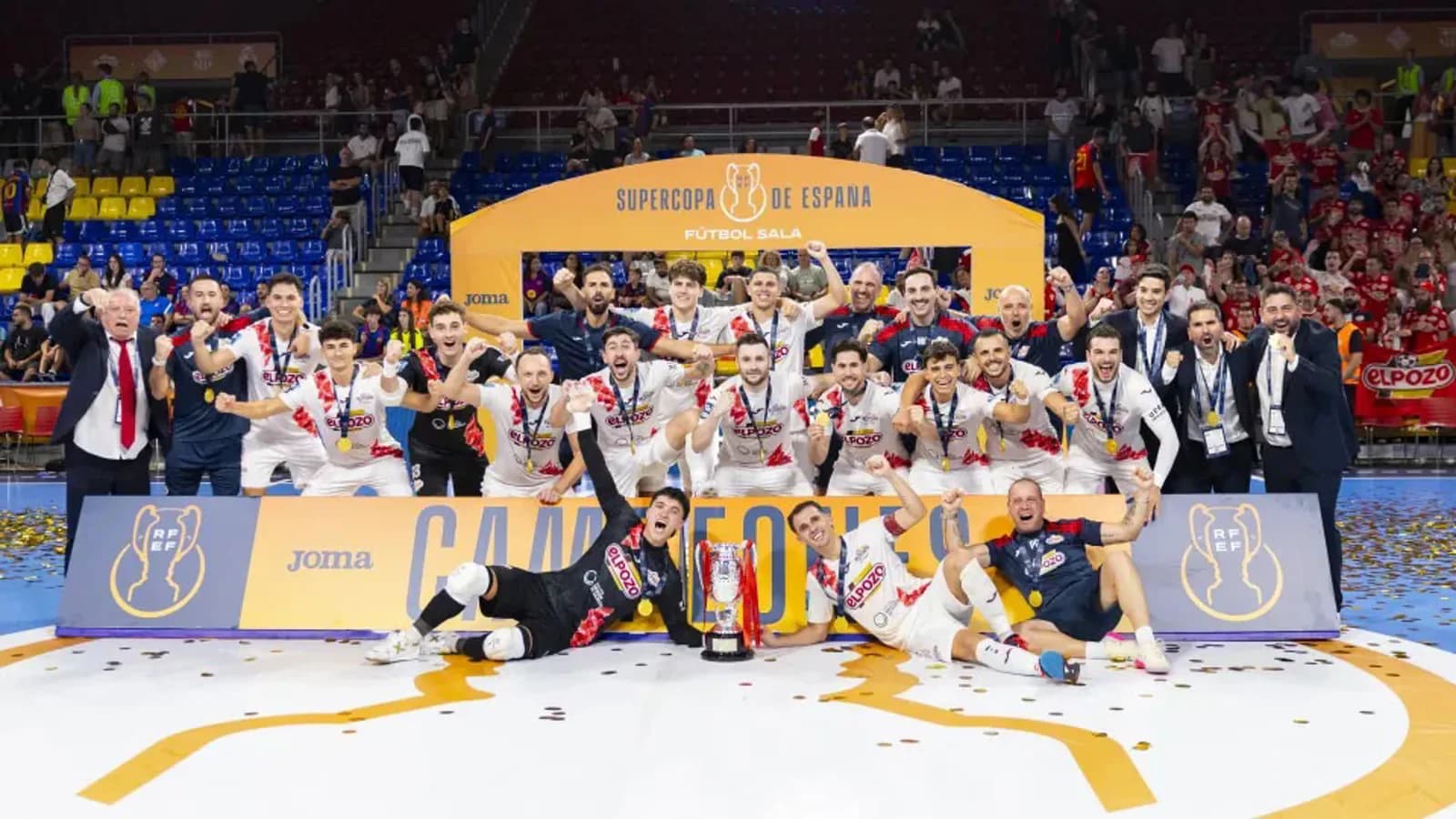 ElPozo Murcia vence al Barça y vuelve a conquistar la Supercopa de España