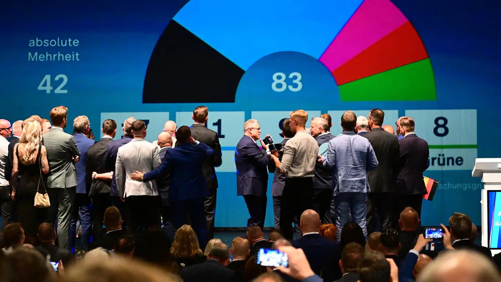La extrema derecha europea celebra el triunfo de AfD en Sajonia-Anhalt