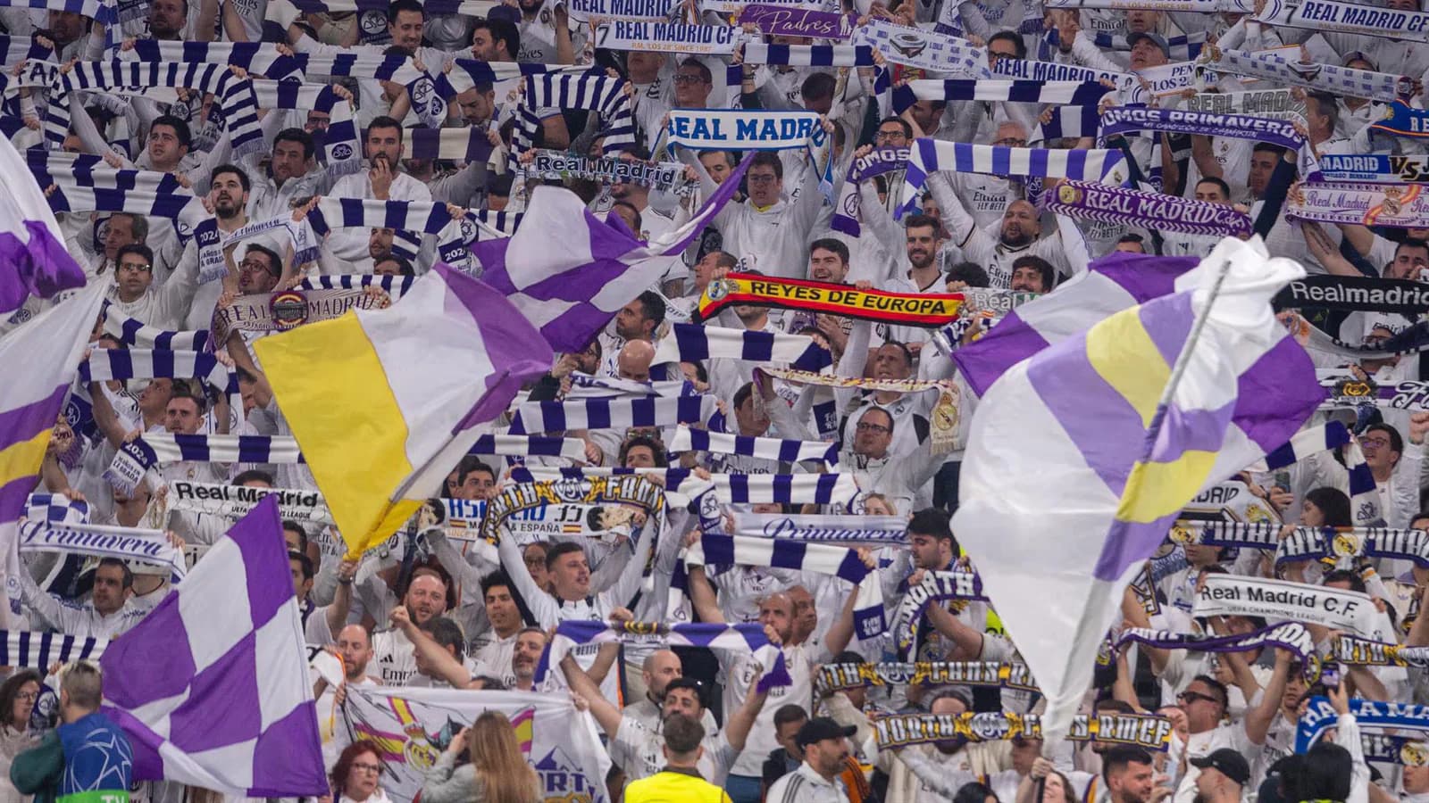 Real Madrid desmiente restricciones para ingresar con banderas al Bernabéu