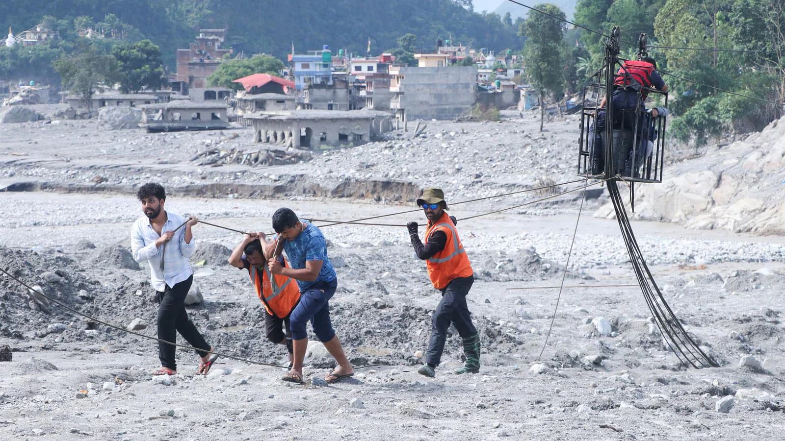 Nepal reportó 1.367 muertos y más de 5.100 desaparecidos por las inundaciones