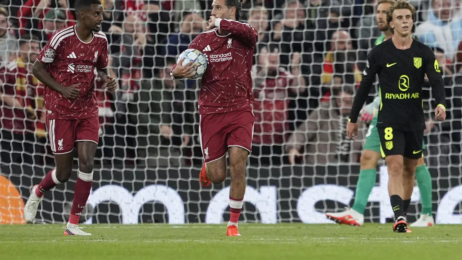 Liverpool venció 2-1 al Atlético de Madrid en el debut de la Champions 2026-27