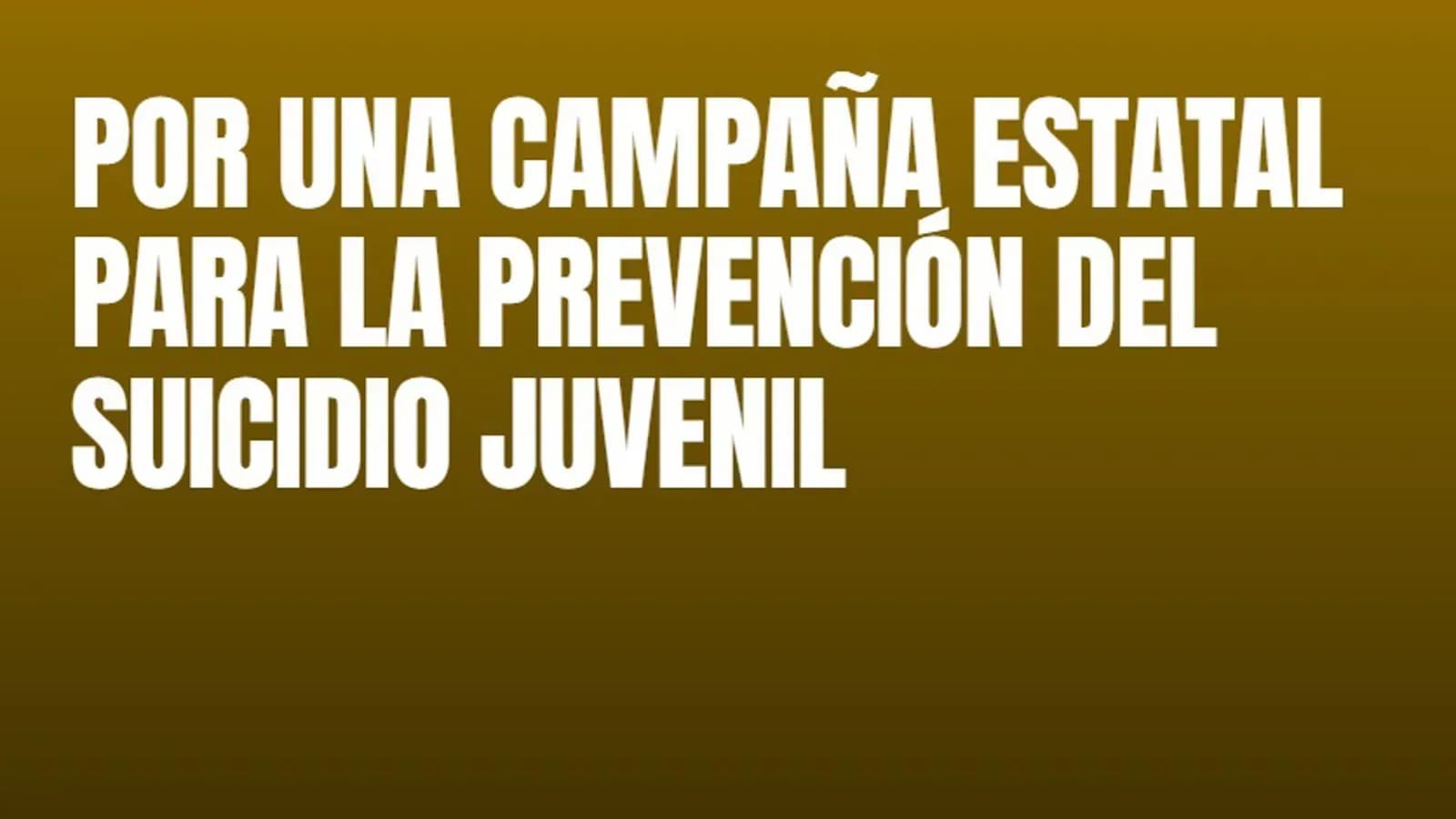 “La Última Foto”, una campaña ciudadana para prevenir el suicidio y promover el diálogo