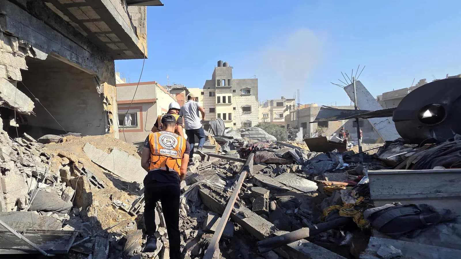 Cuatro palestinos, entre ellos dos niñas, murieron en un ataque en Beit Lahia