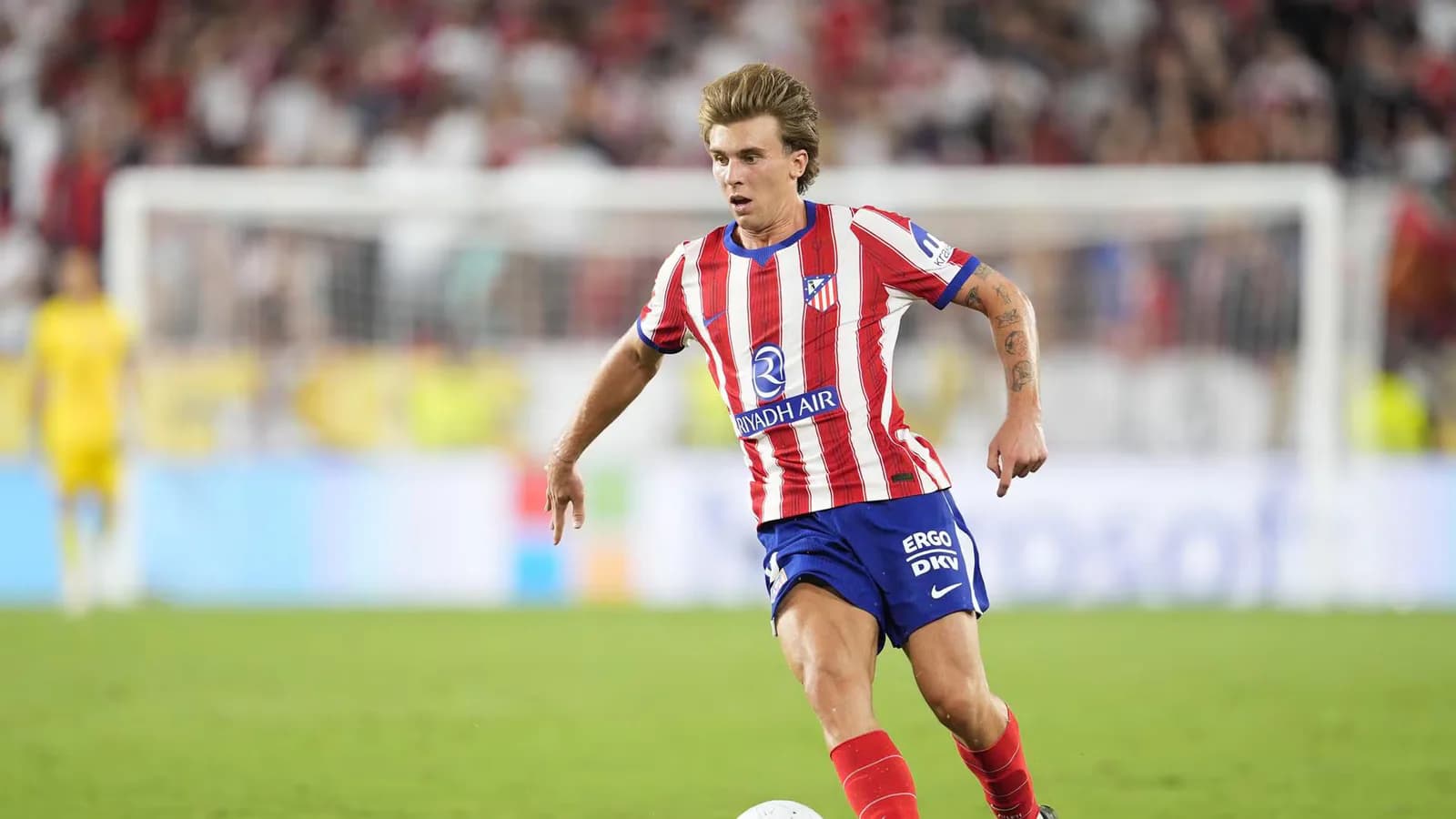 Pablo Barrios, baja en el Atlético por una lesión en la pierna derecha