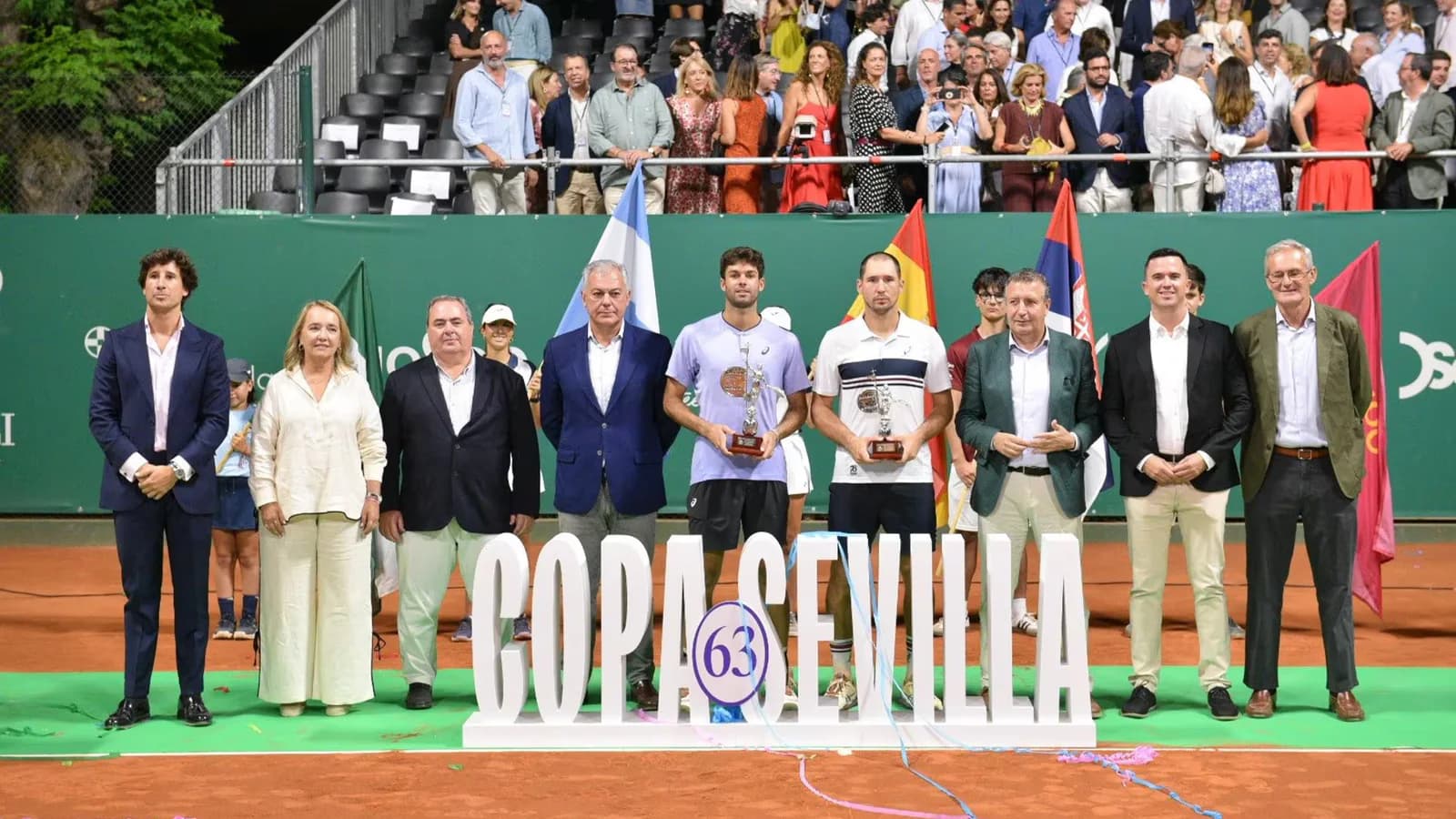 Facundo Díaz Acosta ganó la Copa Sevilla tras vencer a Dusan Lajovic