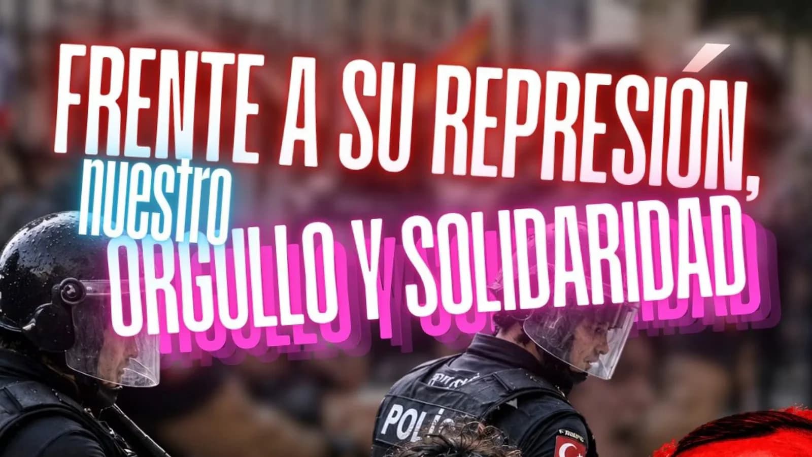 Convocan en Madrid contra la persecución a personas LGTBIQA+ en Turquía
