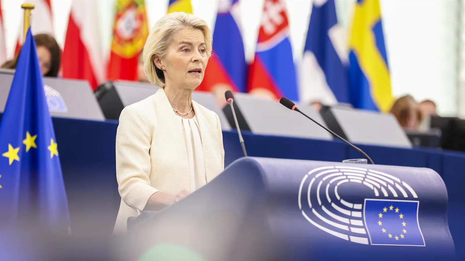 Von der Leyen plantea duplicar el peso de la electricidad en la UE para 2040