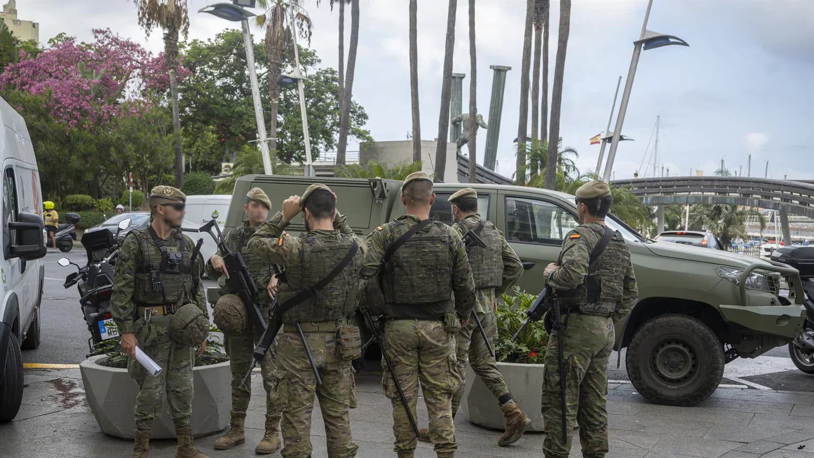 Dos militares heridos en Ceuta permanecen internados en el Gómez Ulla de Madrid