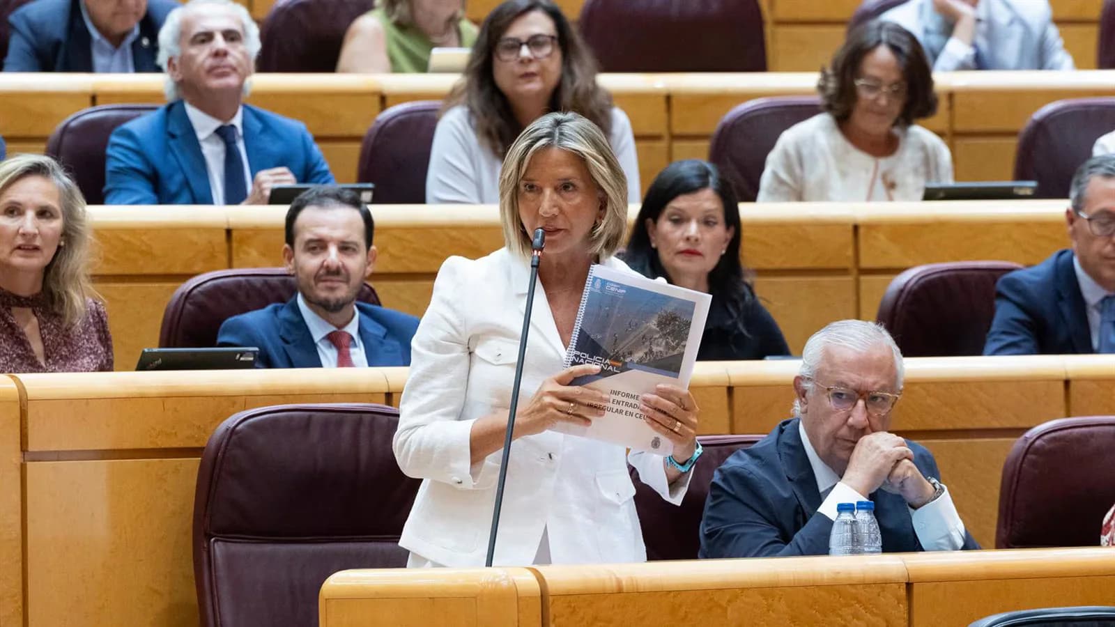 El PP vuelve a pedir en el Senado la comparecencia de Marlaska, Robles y Albares por Ceuta
