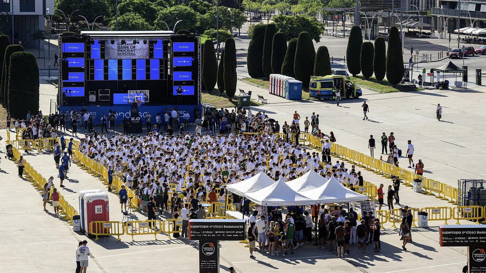 La Supercopa Endesa Badalona 2026 logró un récord Guinness de básquet