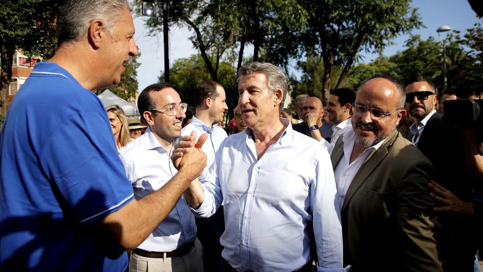 Feijóo respaldará al PP catalán en Badalona junto a Xavier García Albiol