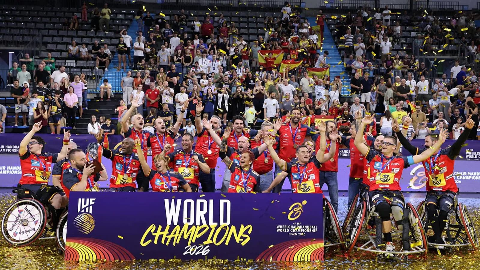 España se consagró campeona mundial de balonmano en silla de ruedas