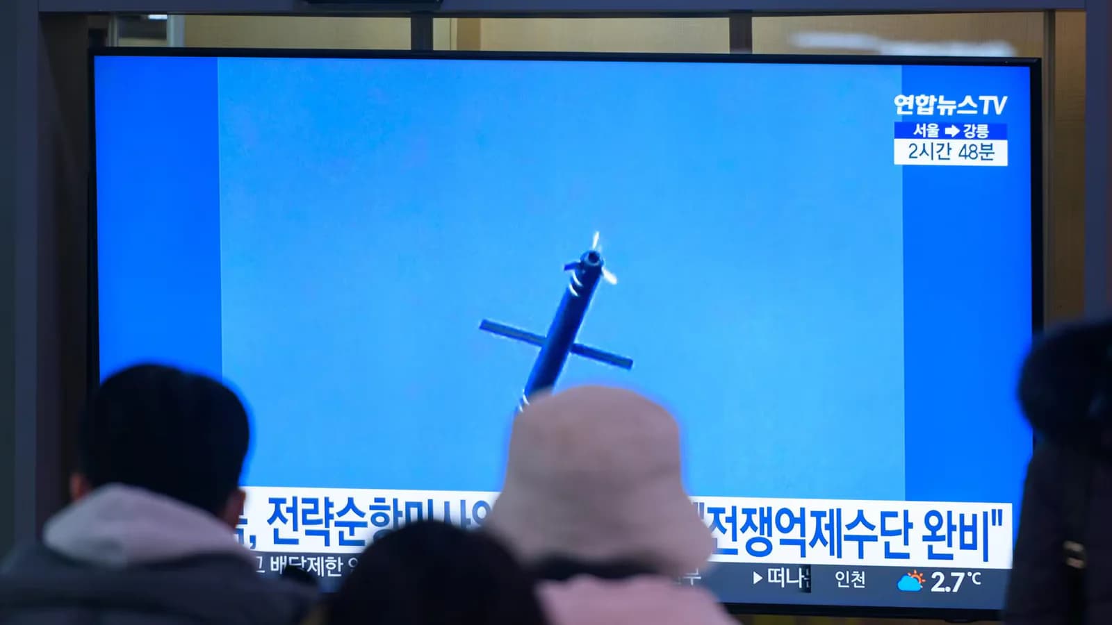 Corea del Norte lanzó dos misiles balísticos hacia el mar de Japón