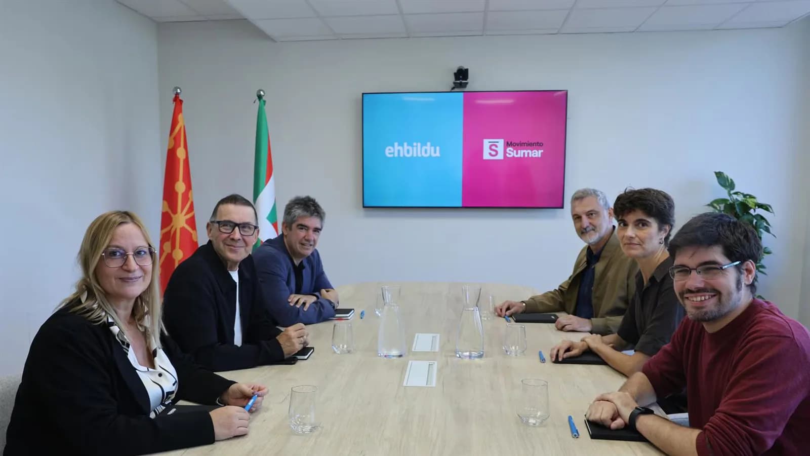 EH Bildu y Sumar llaman a fortalecer la cooperación de las izquierdas