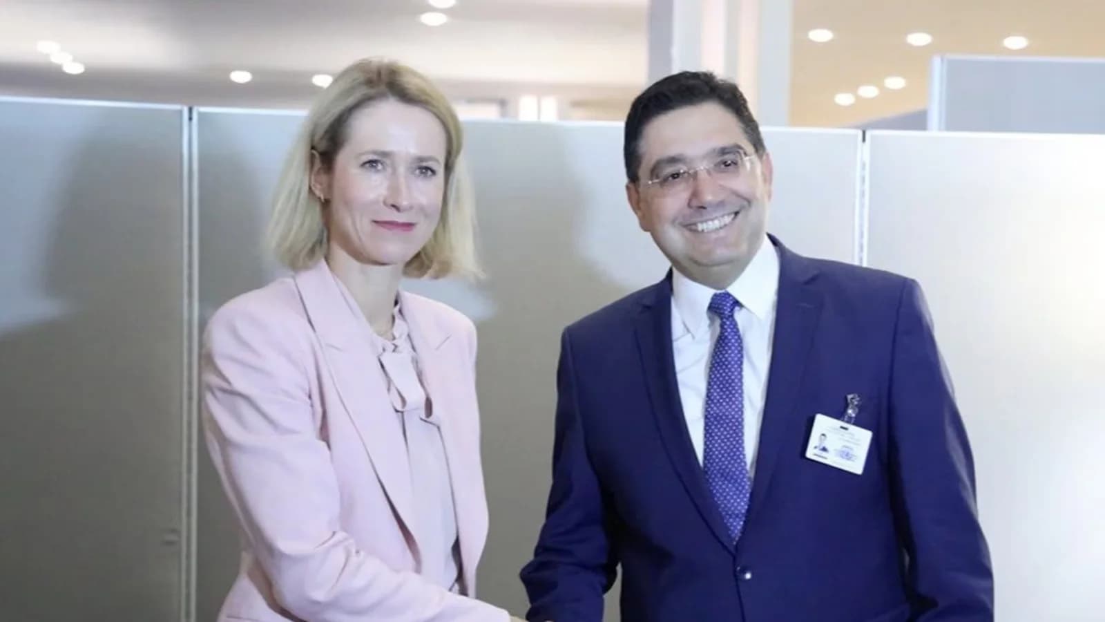 Nasser Bourita mantuvo un encuentro con Kaja Kallas en Nueva York