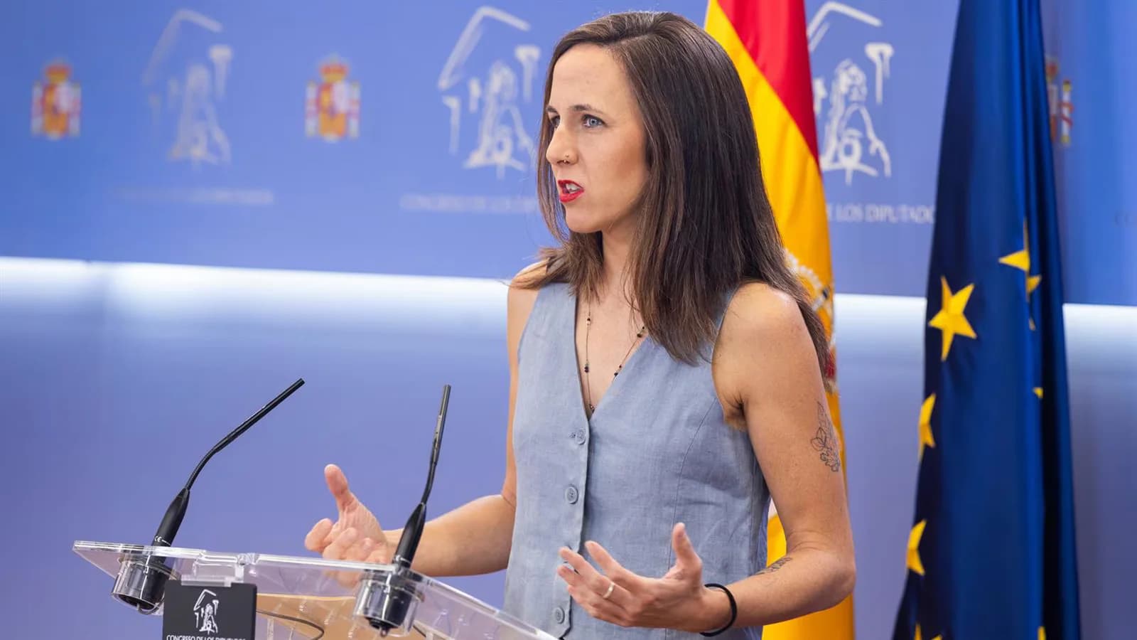 Podemos cuestionó a Sánchez por su respuesta ante el caso de Begoña Gómez
