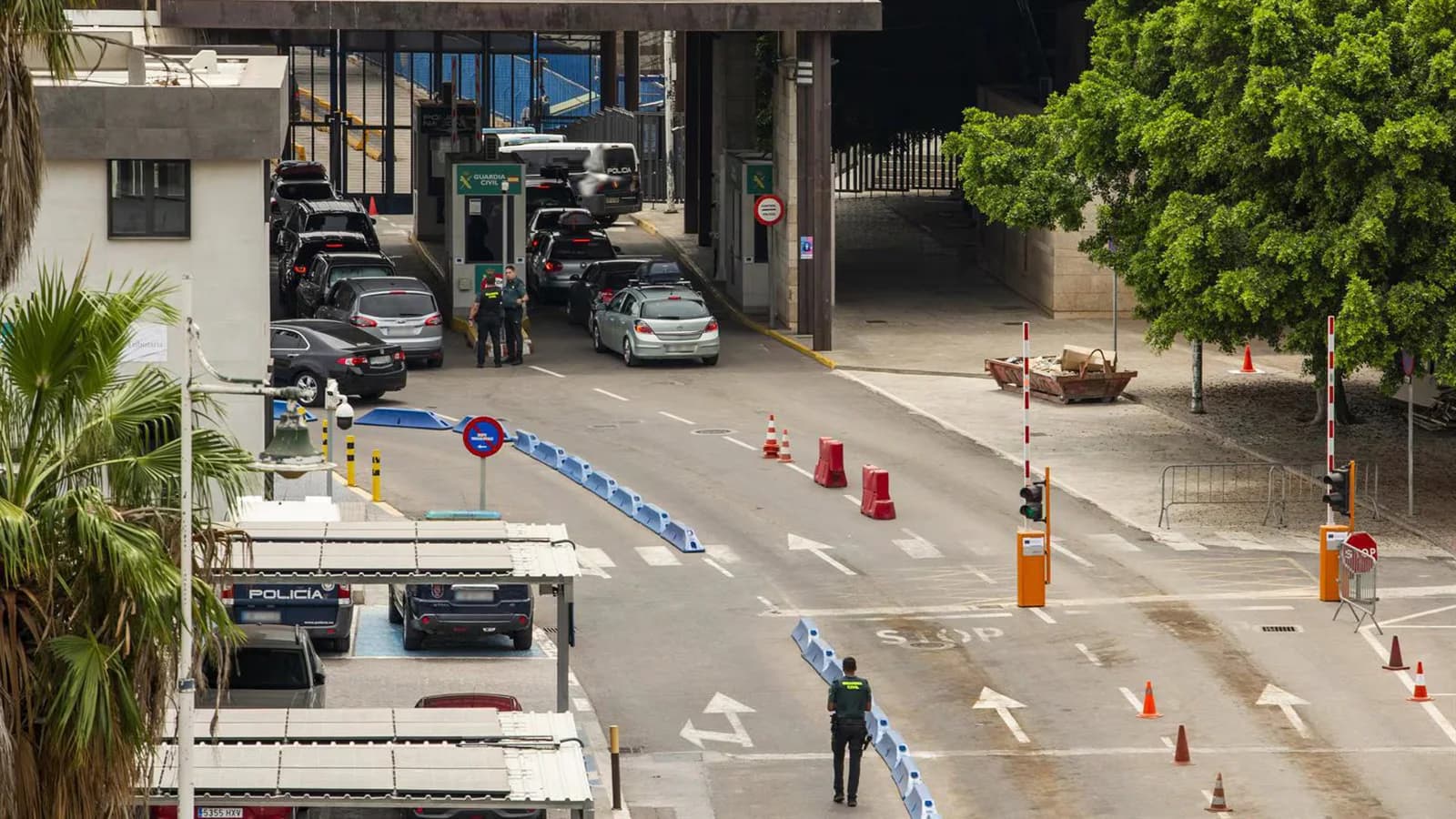 Melilla refuerza la seguridad ante llamados a una entrada masiva desde Marruecos