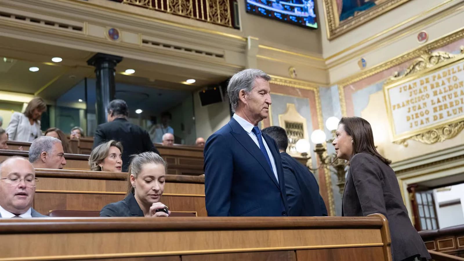 Feijóo cuestionó la expulsión de una diputada que mostró gas pimienta en el Congreso