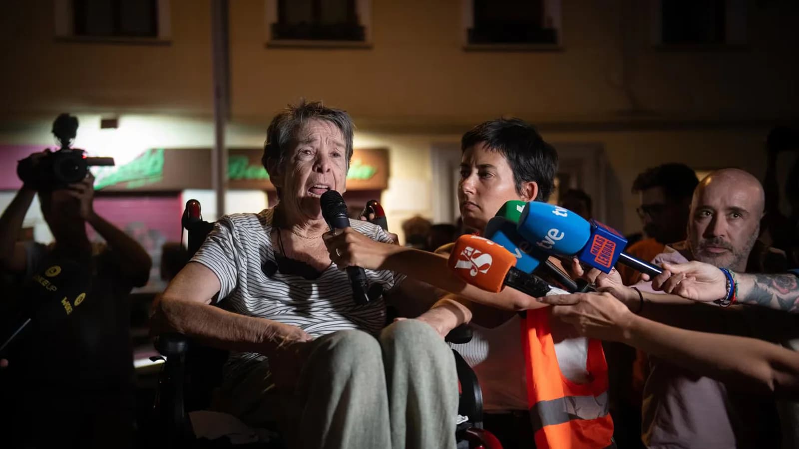 Comenzó el cuarto intento de desahucio de una mujer de 87 años en Retiro