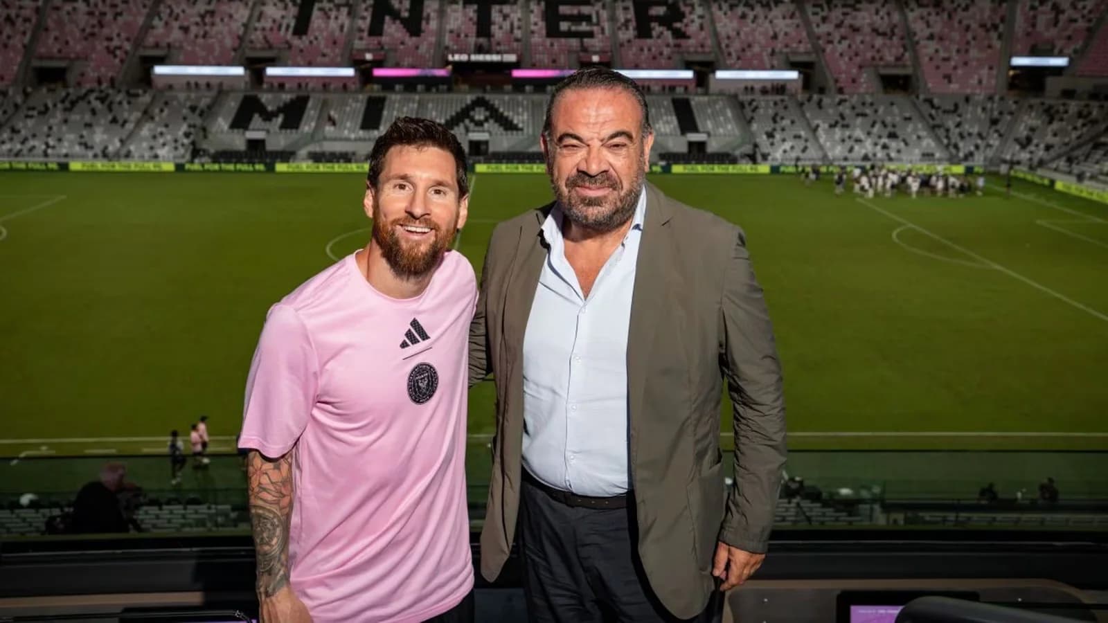 Gabriel Escarrer y Lionel Messi revisaron su alianza hotelera en Miami