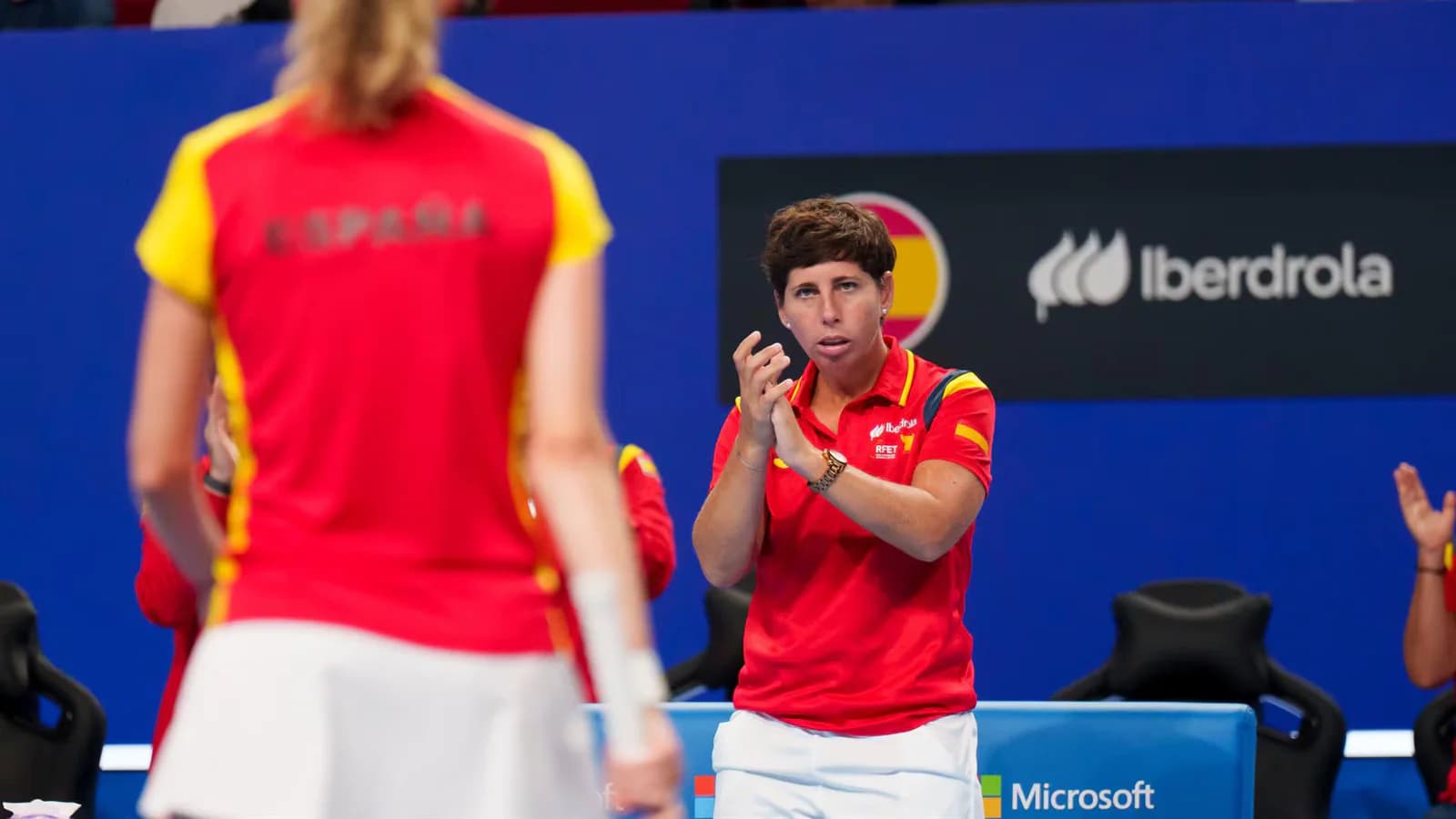 Carla Suárez valoró el avance de España tras llegar a semifinales