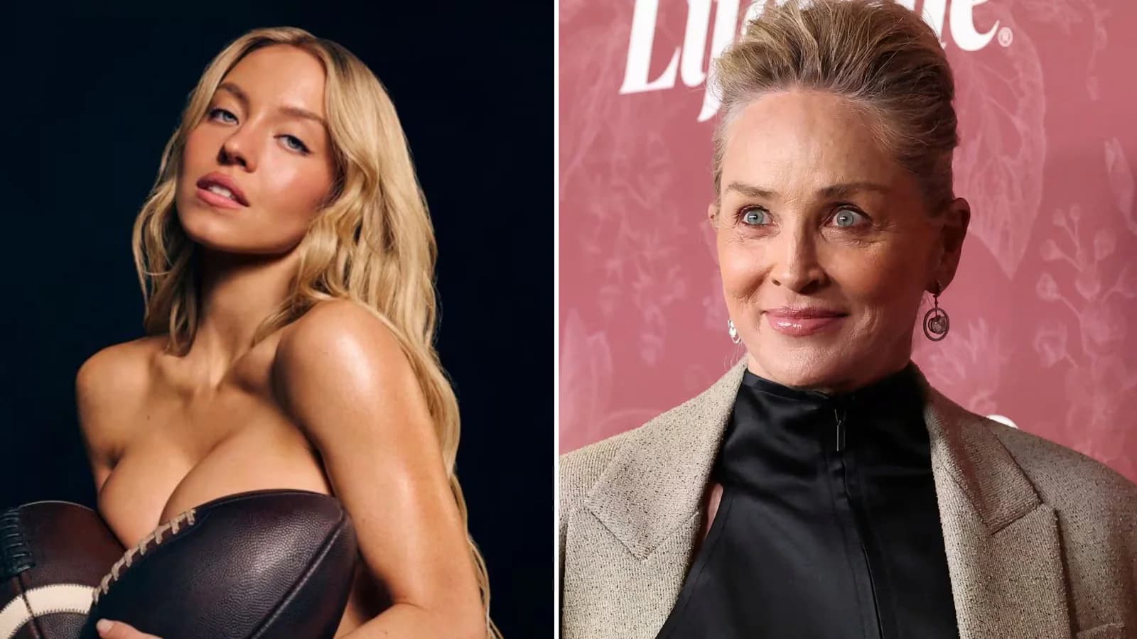 Sharon Stone cuestionó un anuncio de Sydney Sweeney por sexualizar el deporte femenino