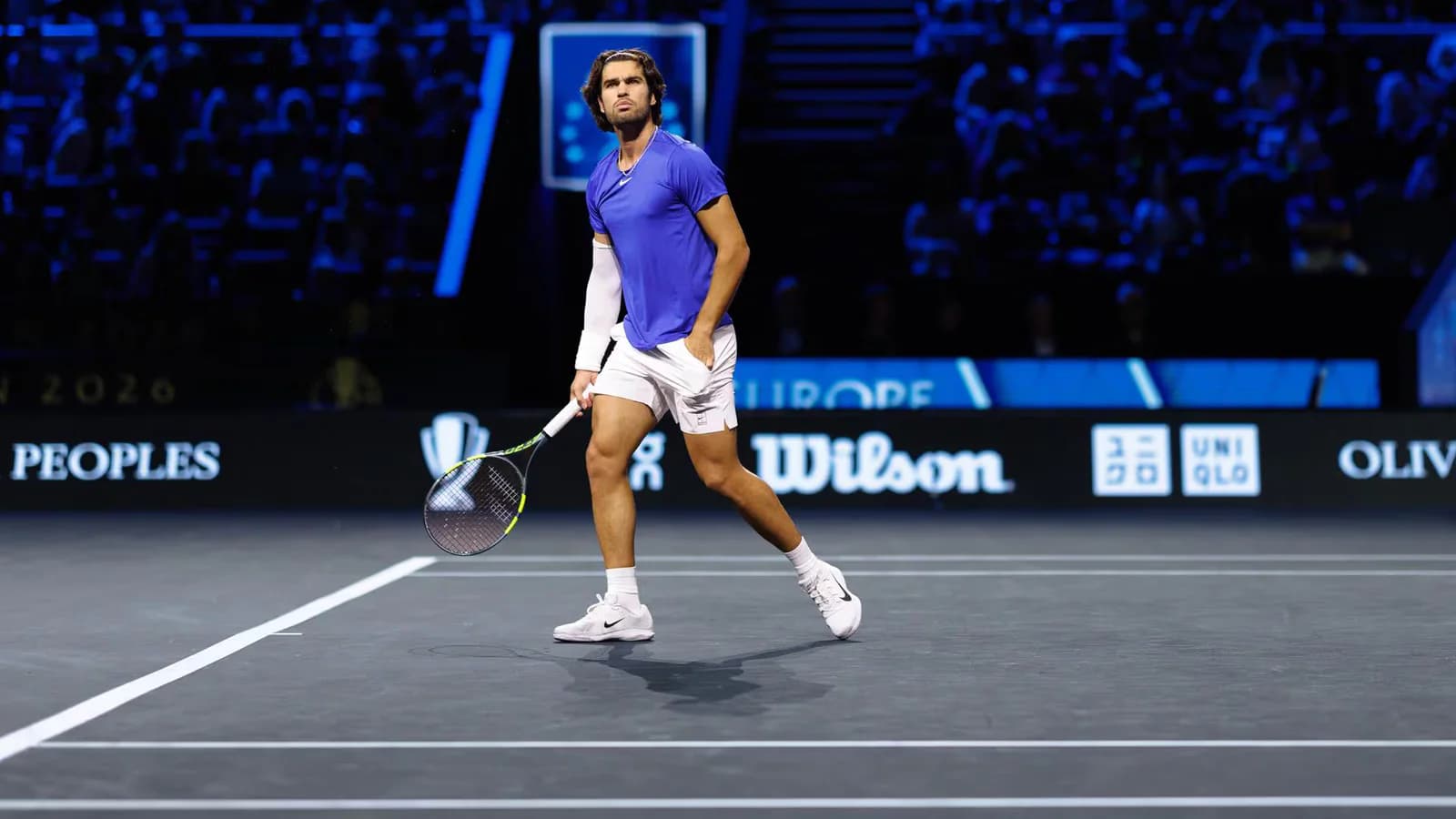 Alcaraz derrotó a Fritz y sostuvo a Europa en la Laver Cup