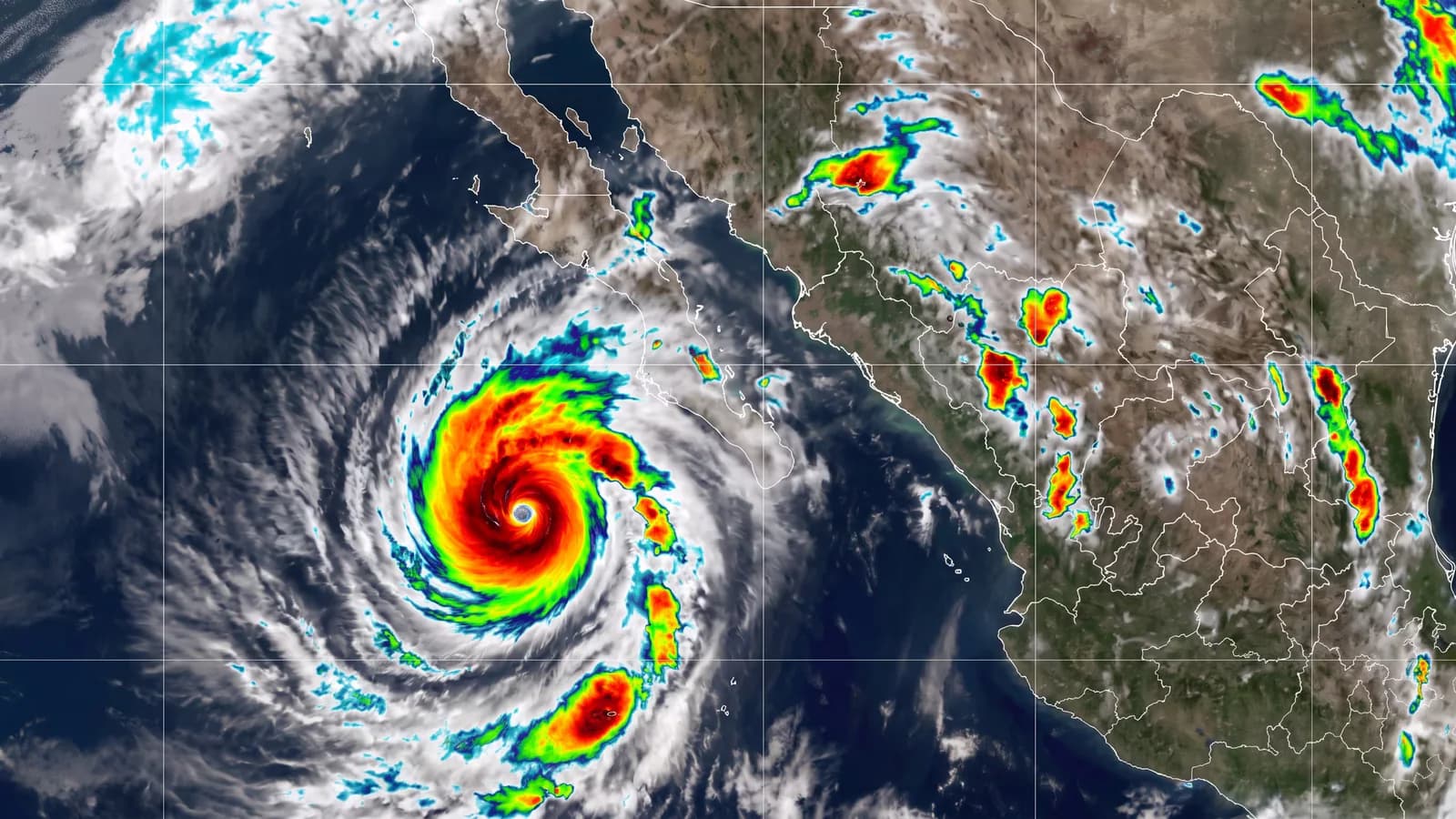 El huracán Rachel provoca cierres y alerta por oleaje peligroso en Baja California Sur