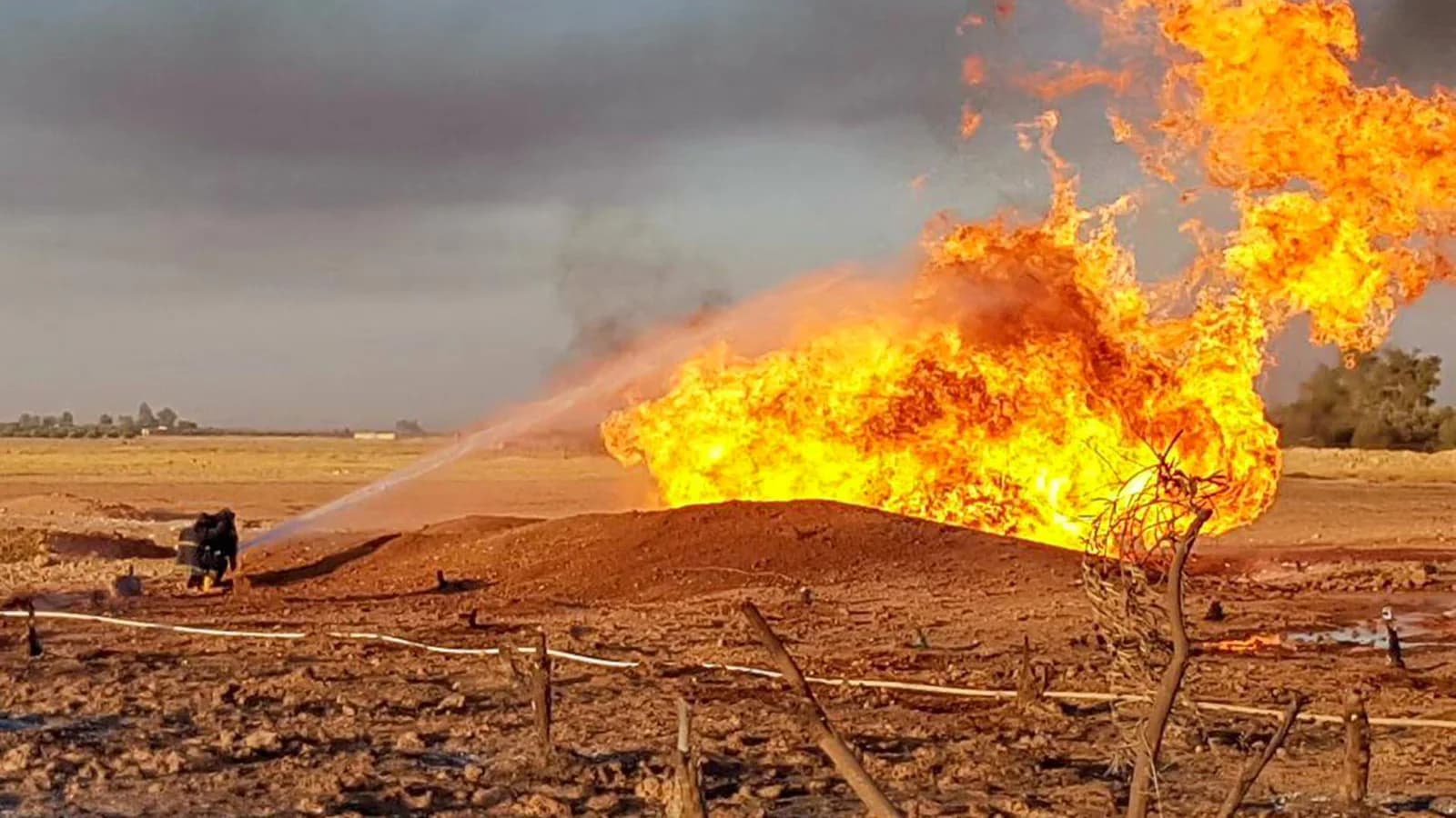 Una explosión en un gasoducto dejó fuera de servicio a tres centrales en Siria